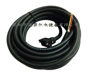 三菱電機(jī)電源線MR-PWS1CBL5M-A1-L，三菱MR-JE，MR-J4,MR-J3系列電機(jī)專用